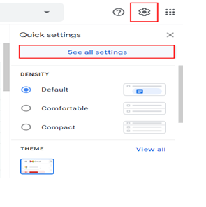 gmail settings